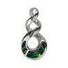 Pendant - Silver Eternity with Paua inlay