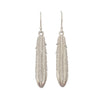 Fantail Feather Polished Earrings