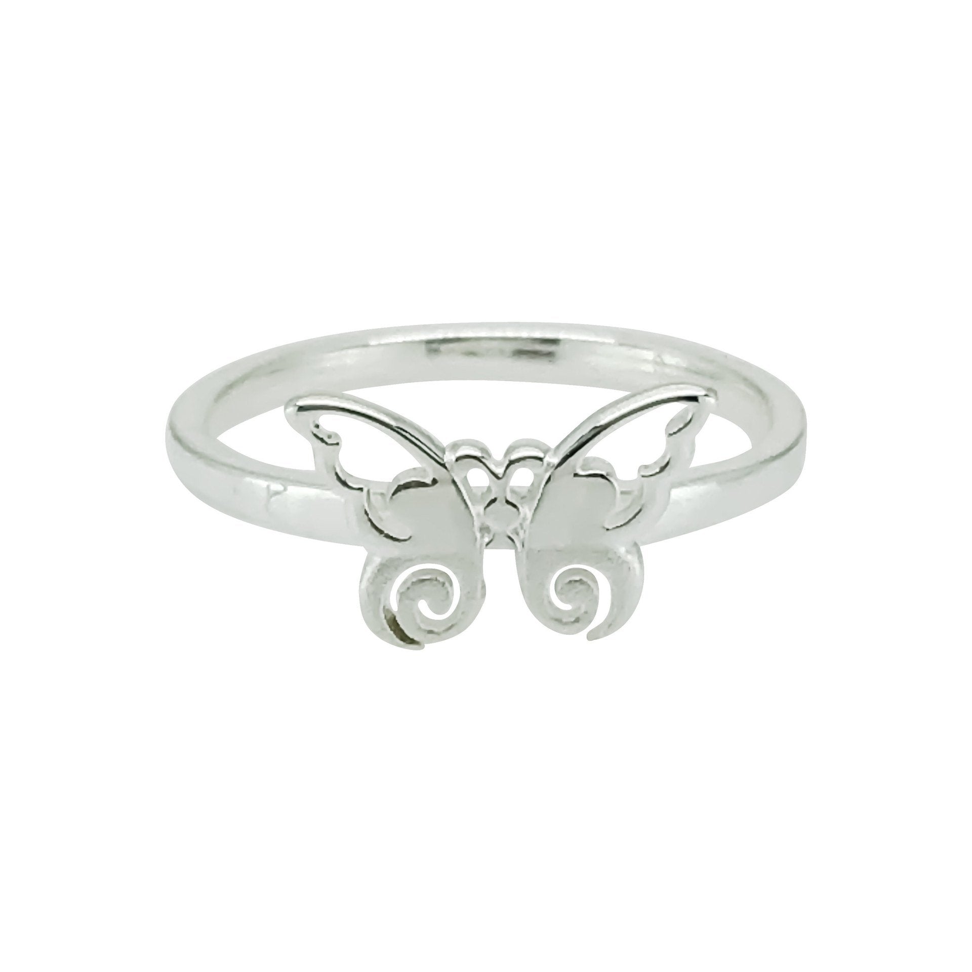 Ring - Butterfly Polished/Iced