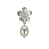 Pendant - NZ Manuka Flower (large) with Fresh Water Pearl